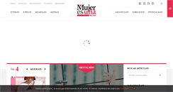 Desktop Screenshot of mujeresuna.com